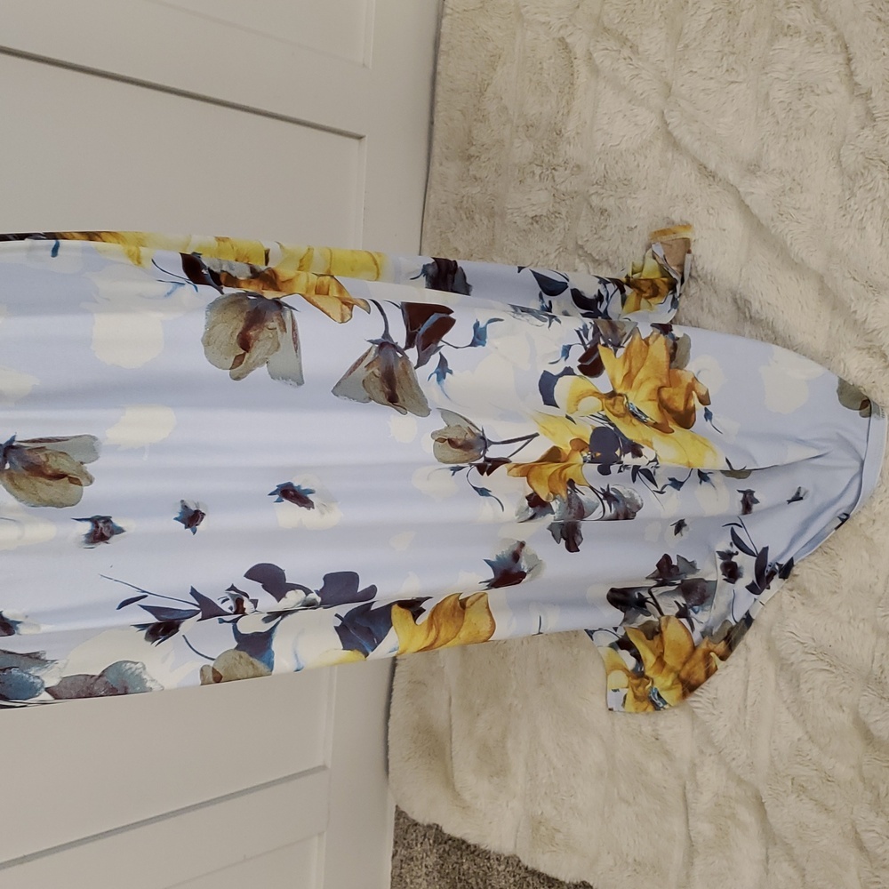 Entro Lightweight Stretchy Summer Maxi Dress Small - Picture 3 of 14